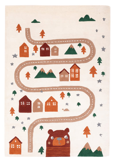 Bear Play Street Kids Rug
