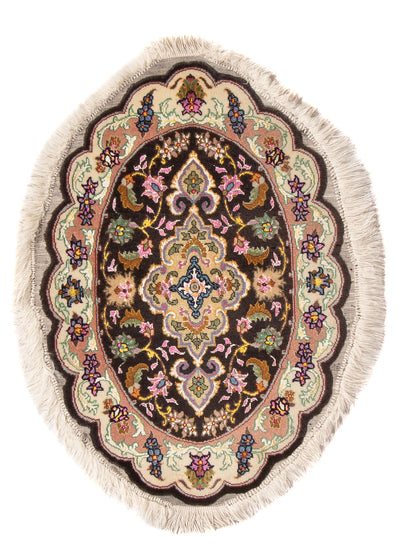 Tabriz - 50 Raj Rug 48x68cm - Persian Rugs