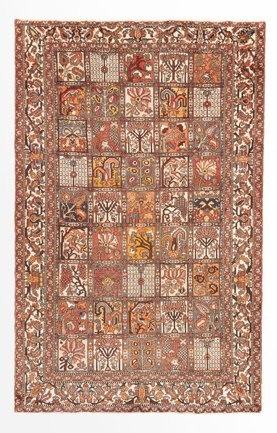 Bakhtiari Rug 210x302cm - Persian Rugs