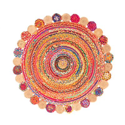 Jute Carpet Rug Lerina - Wool Rug