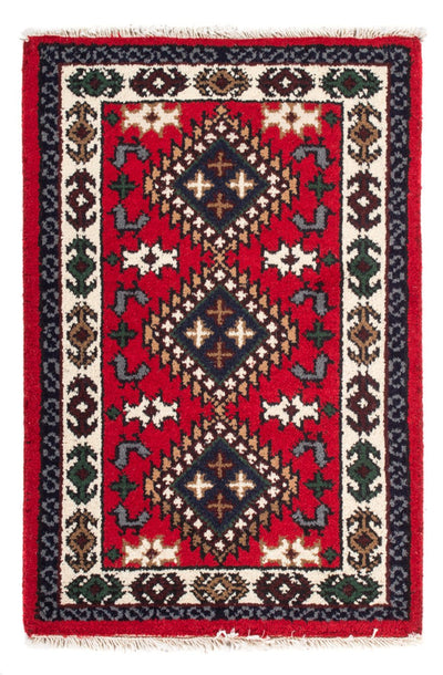 Oriental Rug 60x90cm - red