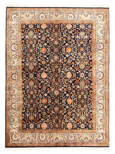 Indo Kashan Rug 168x230cm - Oriental Rug - dark blue