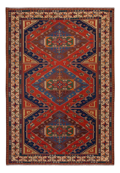 Afghan Kilim Rug 204x294cm