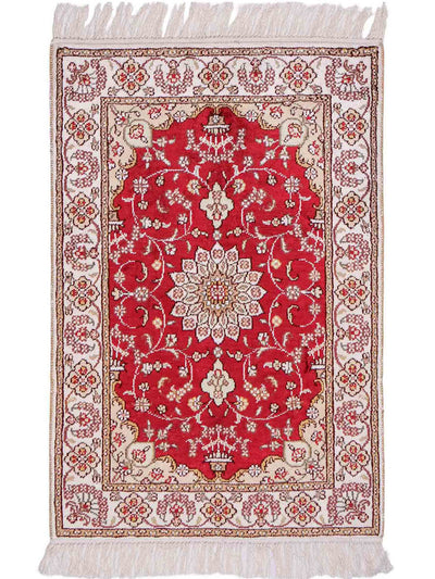 Chinese Silk Rug 61x89cm - Oriental Rug