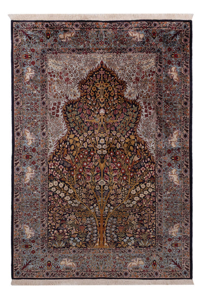 Kashmir Silk Rug 122x185cm - Oriental Rug