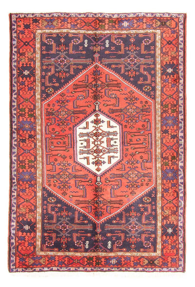 Hamadan Rug 131x194cm - Persian Rugs - red
