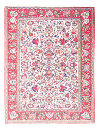Qom Rug 150x202cm - Persian Rugs - light blue