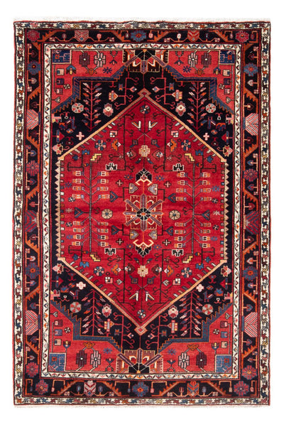 Hamadan Rug 139x215cm - Persian Rugs - red