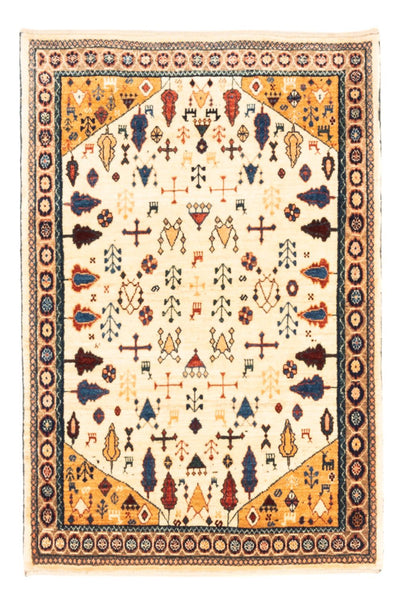 Persian Gabbeh Rug 92x132cm - Perserteppich Wollteppich