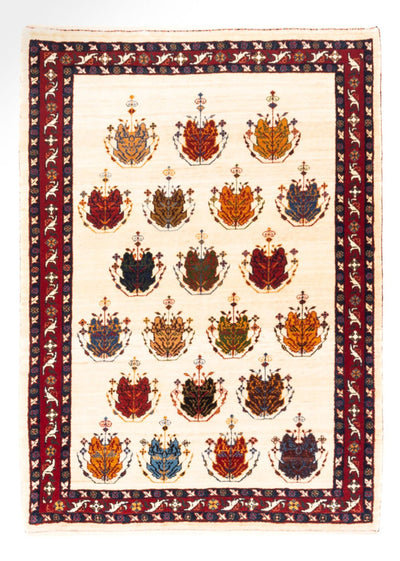 Persian Gabbeh Rug 105x140cm - Perserteppich Wollteppich