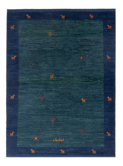 Persian Gabbeh Rug 100x139cm - Perserteppich Wollteppich
