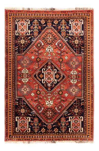 Qashqai Rug 105x148cm - Persian Rugs - red