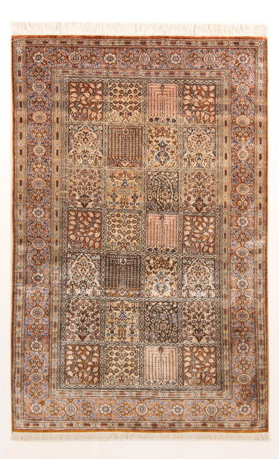 Qom Silk Rug 100x148cm - Persian Rugs