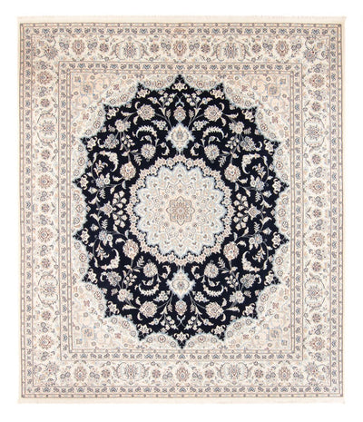 Nain Rug 223x266cm - Persian Rugs - dark blue