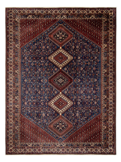 Yalameh Rug 245x352cm - Persian Rugs - dark blue