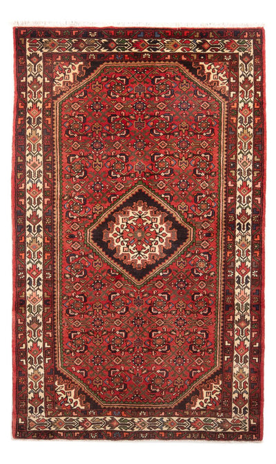 Hosseinabad Rug 135x215cm - Persian Rugs - red