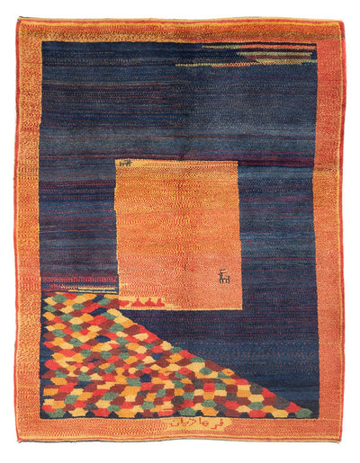 Persian Gabbeh Rug 157x196cm - Perserteppich Wollteppich