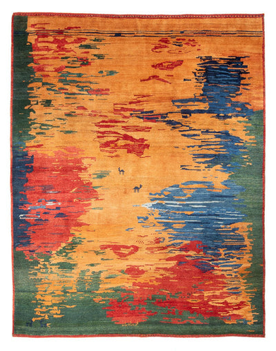 Persian Gabbeh Rug 234x282cm - Perserteppich Wollteppich