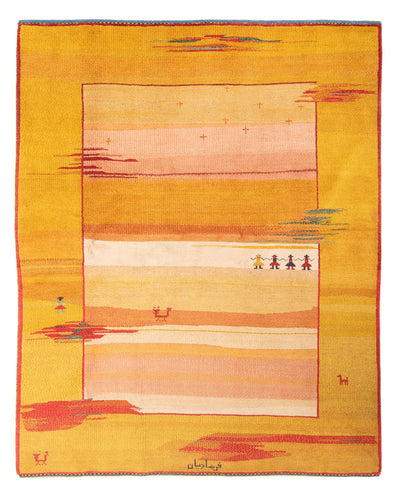 Persian Gabbeh Rug 195x238cm - Perserteppich Wollteppich