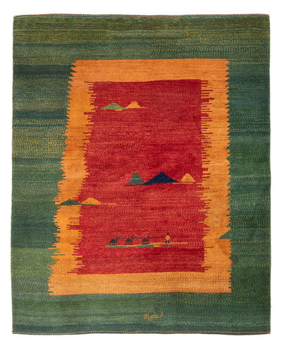 Persian Gabbeh Rug 200x234cm - Perserteppich Wollteppich