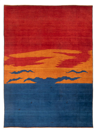 Persian Gabbeh Rug 230x302cm - Perserteppich Wollteppich