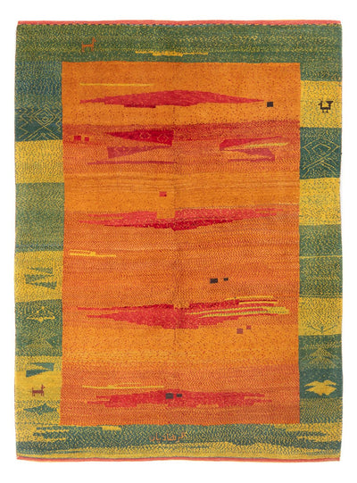 Persian Gabbeh Rug 173x218cm - Perserteppich Wollteppich