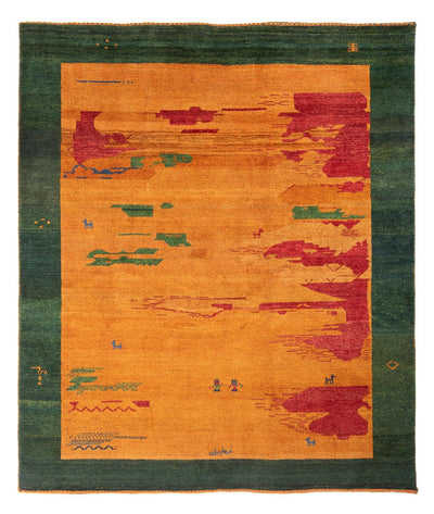 Persian Gabbeh Rug 203x228cm - Perserteppich Wollteppich