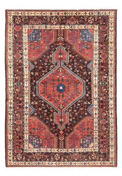 Hamadan Rug 144x215cm - Persian Rugs - light red