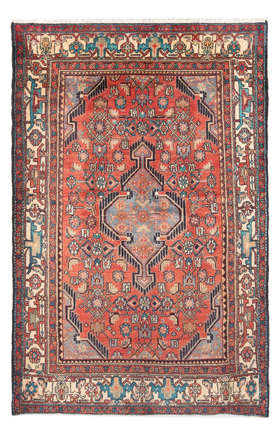 Hamadan Rug 147x225cm - Persian Rugs - red