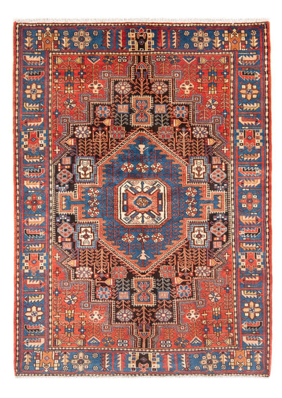 Hamadan Rug 150x202cm - Persian Rugs - blue