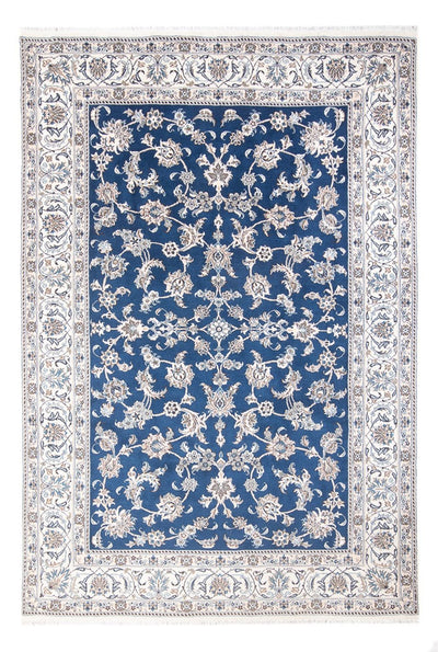 Nain Rug 197x291cm - Persian Rugs - dark blue