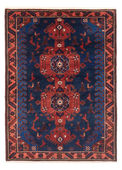 Hamadan Rug 136x197cm - Persian Rugs - blue