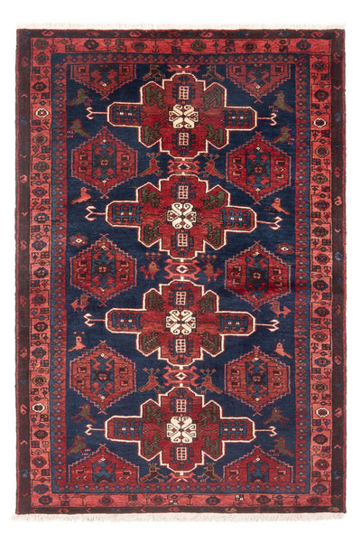 Hamadan Rug 128x197cm - Persian Rugs - dark blue