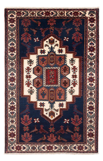 Hamadan Rug 128x205cm - Persian Rugs - dark blue