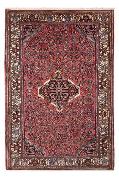 Hamadan Rug 123x196cm - Persian Rugs - red