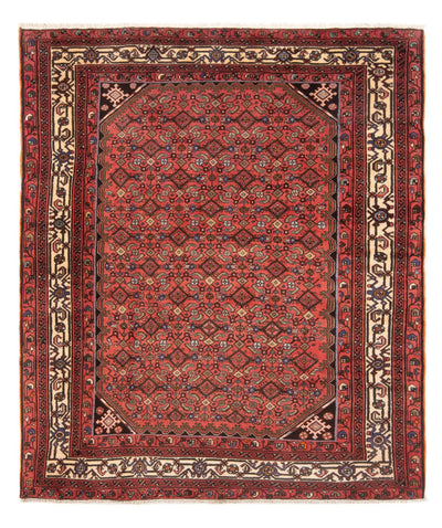 Hamadan Rug 160x202cm - Persian Rugs - red