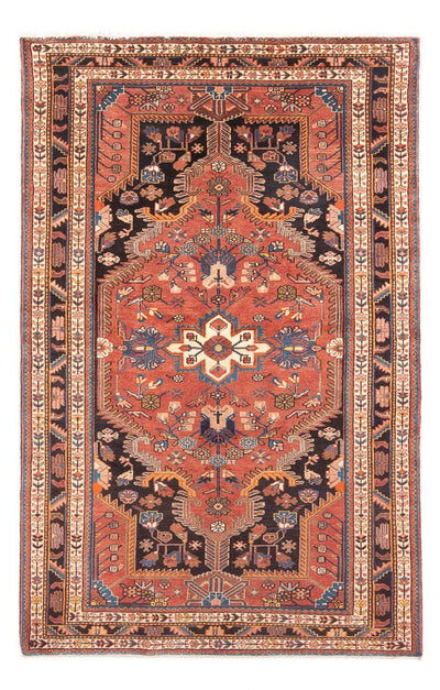 Hamadan Rug 140x235cm - Persian Rugs - light red