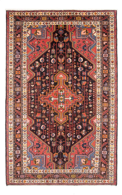 Hamadan Rug 137x233cm - Persian Rugs - light red