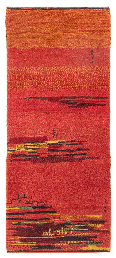 Persian Gabbeh Rug 83x200cm - Perserteppich Wollteppich