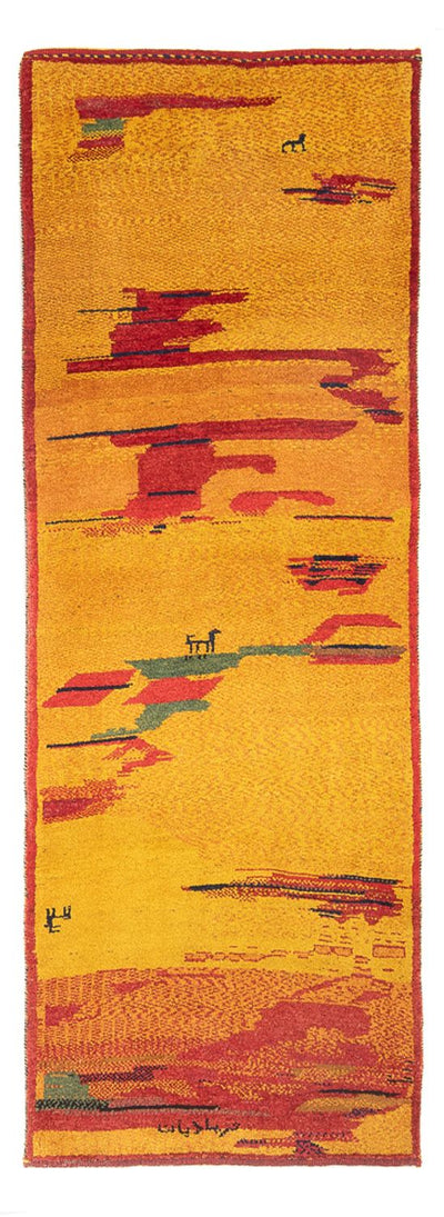 Persian Gabbeh Rug 85x235cm - Perserteppich Wollteppich