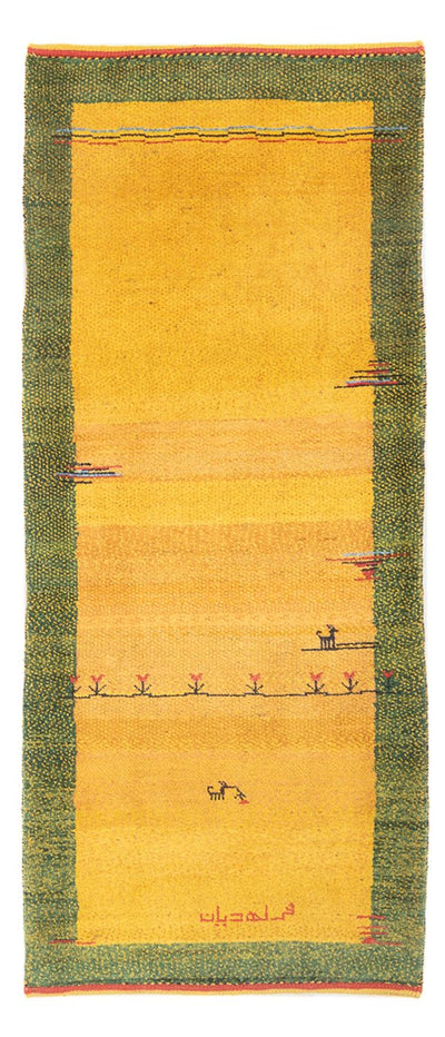Persian Gabbeh Rug 83x196cm - Perserteppich Wollteppich