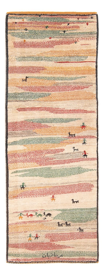 Persian Gabbeh Rug 78x205cm - Perserteppich Wollteppich