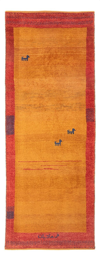 Persian Gabbeh Rug 80x225cm - Perserteppich Wollteppich