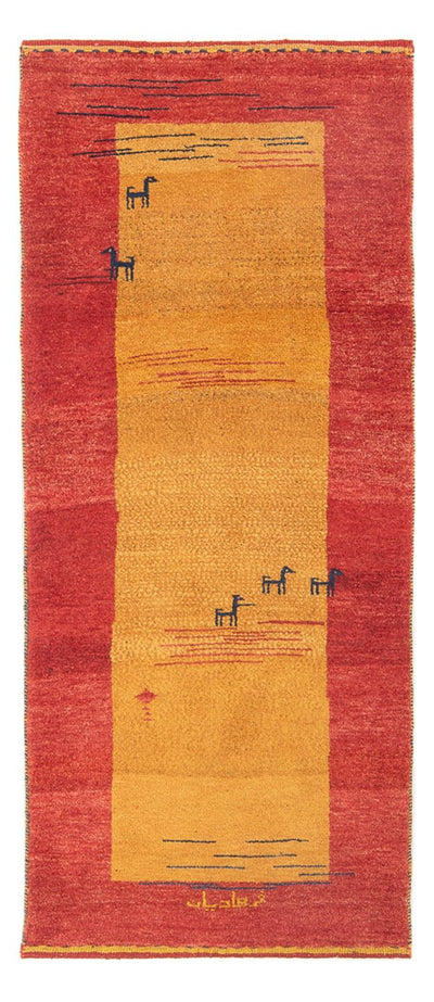 Persian Gabbeh Rug 75x177cm - Perserteppich Wollteppich