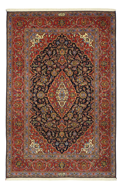 Kashan Rug 139x208cm - Persian Rugs - dark red