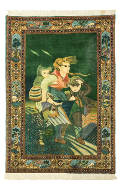 Tabriz - 50 Raj Rug 103x153cm - Persian Rugs