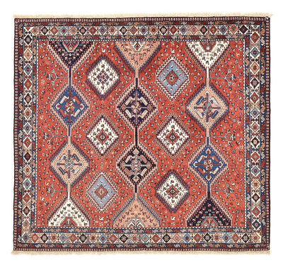 Yalameh Rug 188x200cm - Persian Rugs - red
