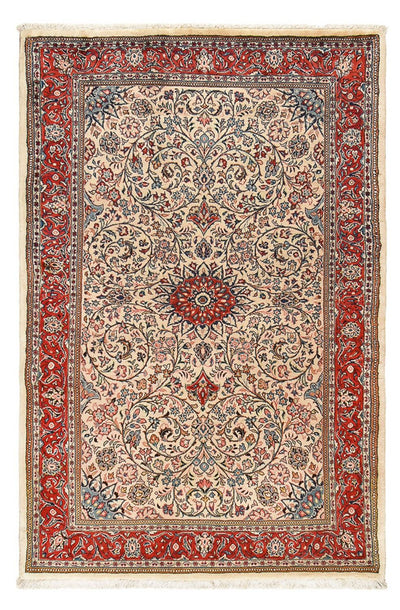 Sarouk Rug 132x205cm - Persian Rugs - beige
