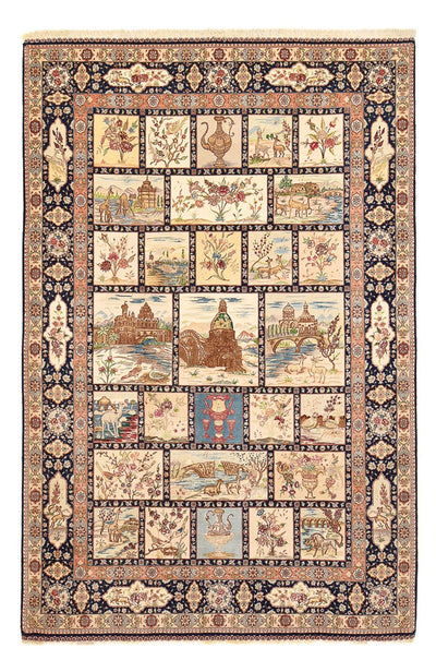 Tabriz - 70 Raj Rug 198x300cm - Persian Rugs