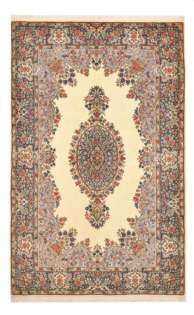 Rafsanjan Rug 150x242cm - Persian Rugs - dark beige